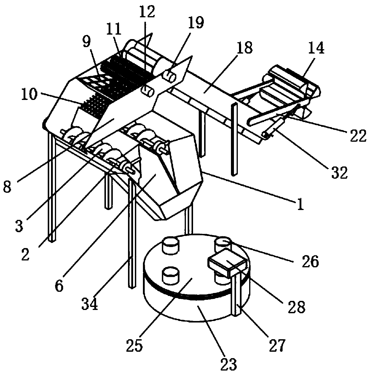 Environment monitoring device for geological exploration