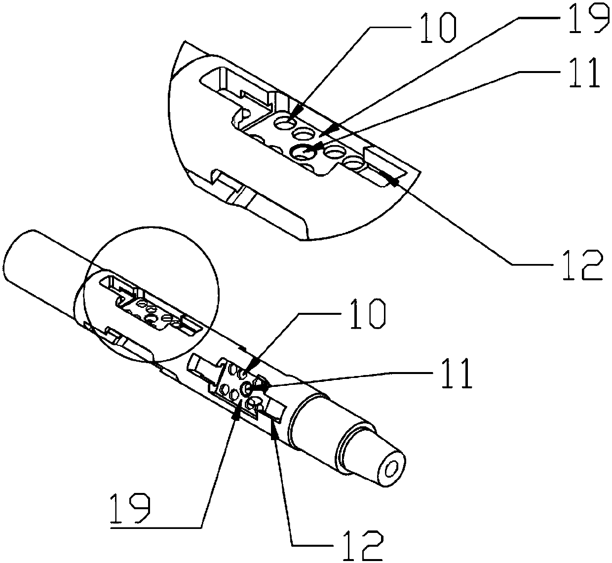 One-piece ball-throwing and segmenting wall scraper