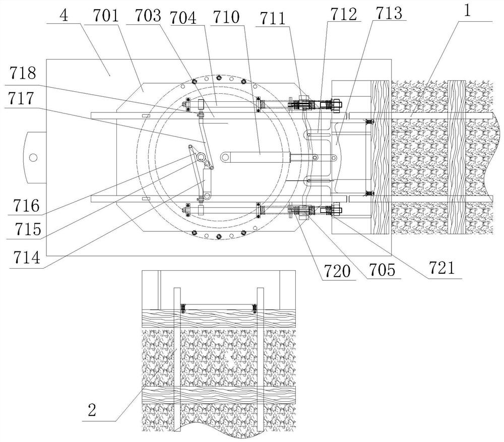 Rotating platform for support installation