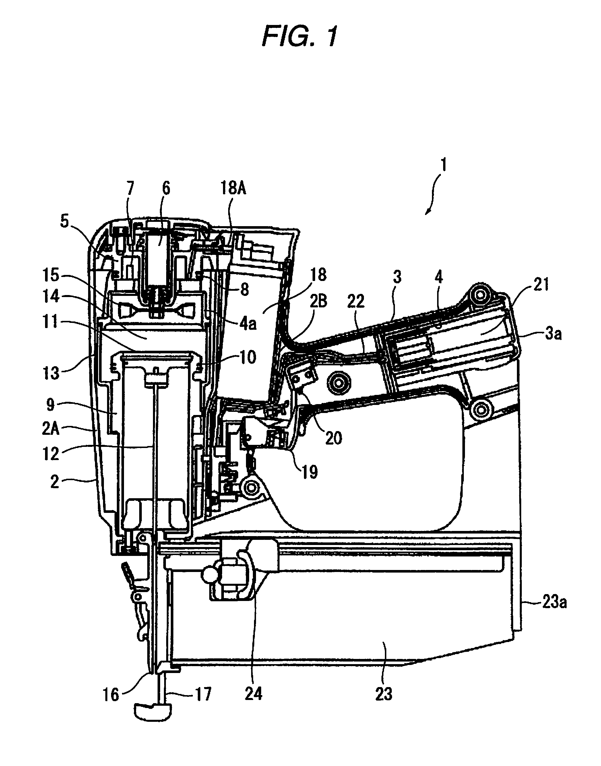 Nailing machine