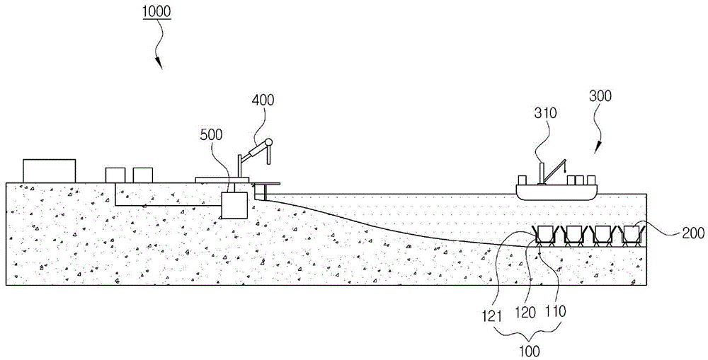 Underwater holding-type lithium recovering apparatus and method thererof