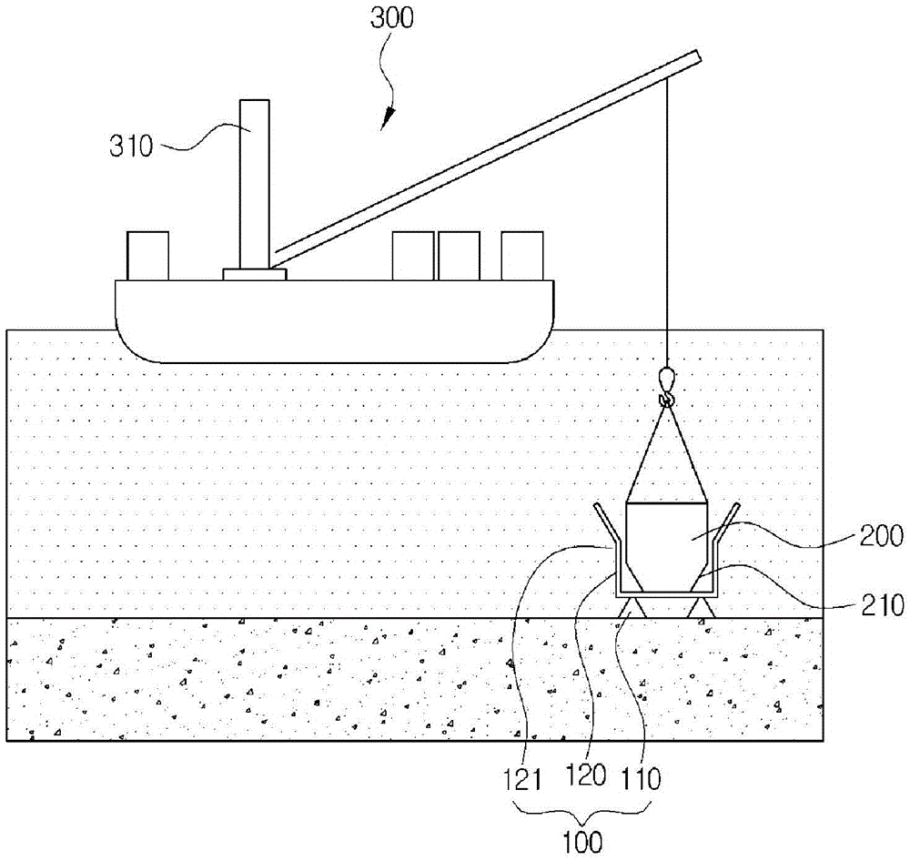 Underwater holding-type lithium recovering apparatus and method thererof