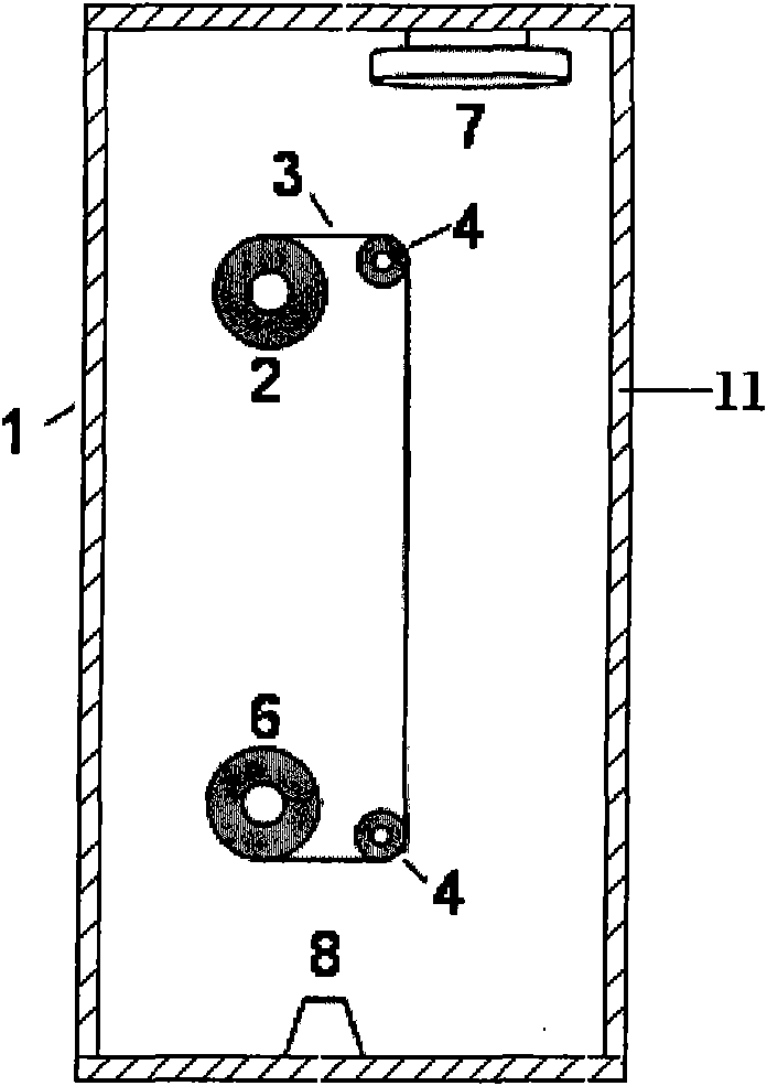 Method and device for modifying surface of polymer material