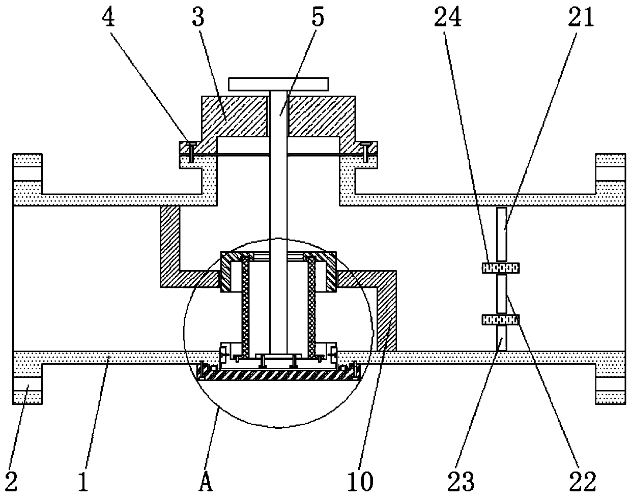 Flow valve used for hydraulic oil cylinder and facilitating hydraulic control proportion