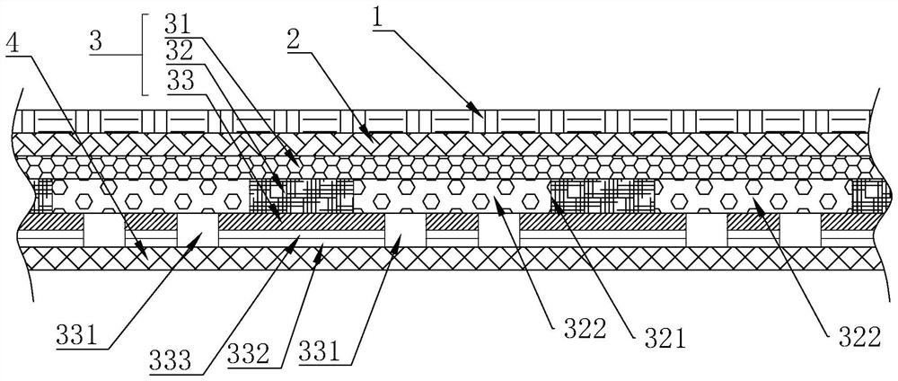 Antibacterial breathable fabric for underwear and production method