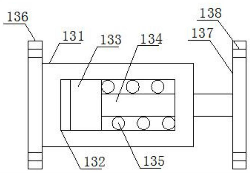 Middle-part driving device for beveled belt body