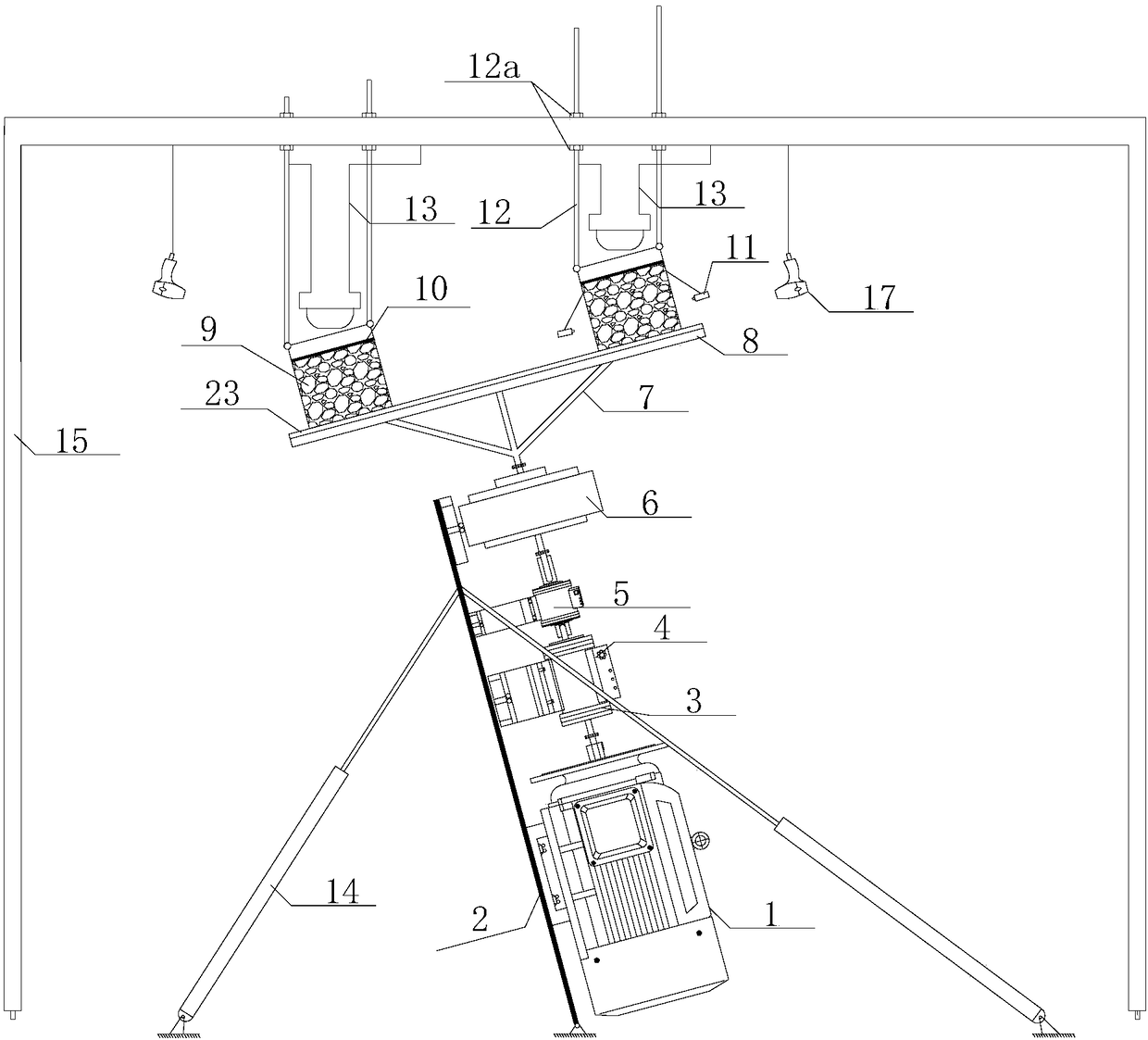 An adjustable multifunctional high-speed debris flow friction test device and its test method