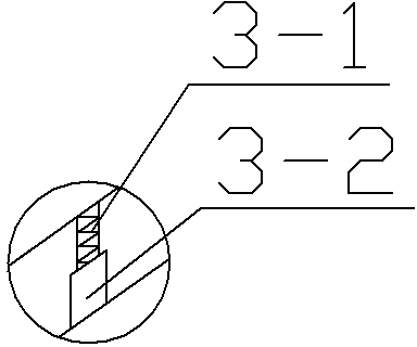 Layer plate support structure of medicine rack