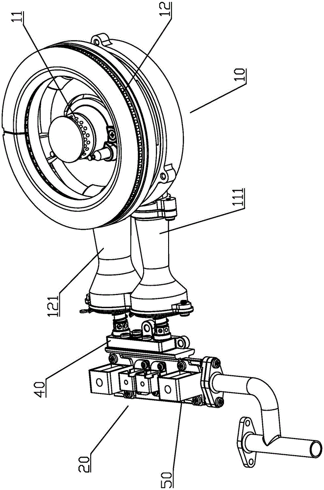 Gas cooker capable of continuously regulating firepower