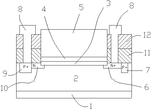 Platinum-silicon nanowire infrared detector and manufacturing method thereof