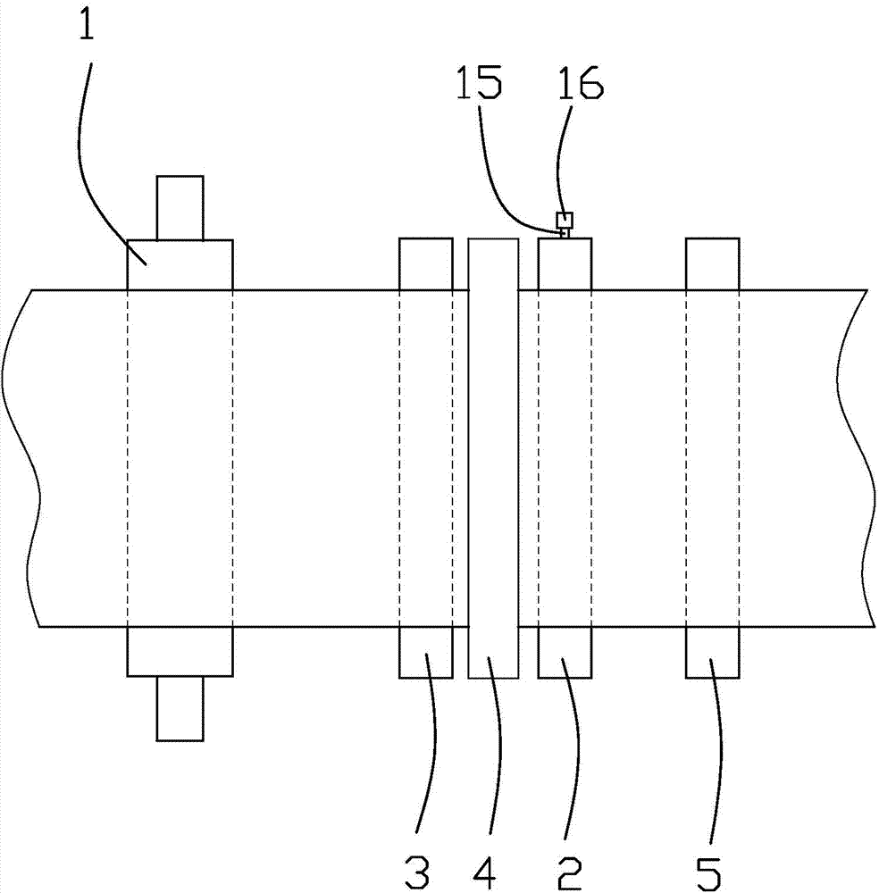 Rolling mill with speed measuring and pressure regulating structure