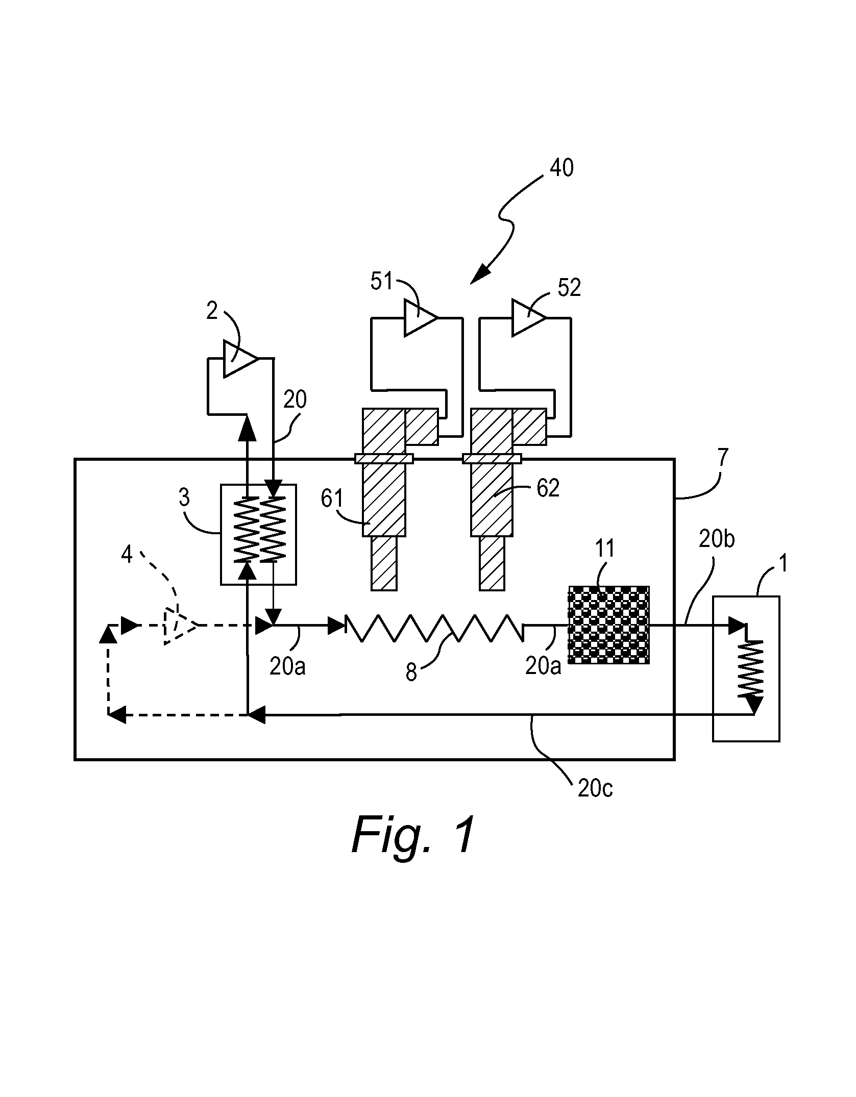 Cryogenic cooling system and method with cold storage device