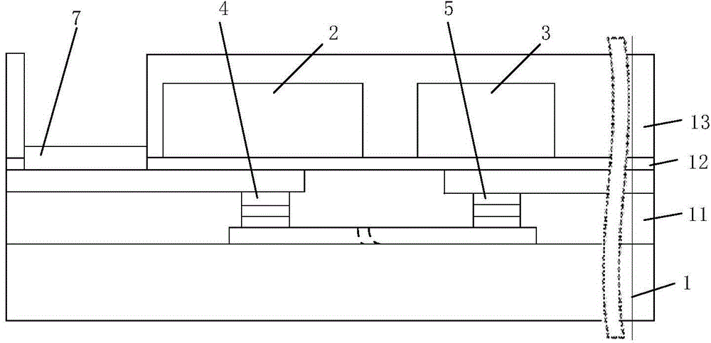 Single-chip high-intensity magnetic field X-axis linear magneto-resistance sensor provided with calibration coil/reset coil