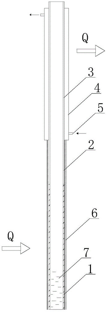 Heat conduction PA6/water three-phase flow closed type gravity-assisted heat pipe