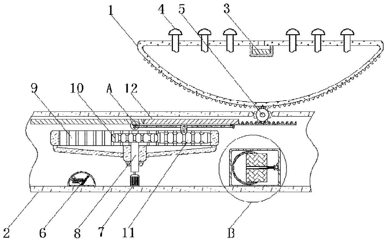 Automatic poor-light-side water sprinkling device for park based on light-sensitive control