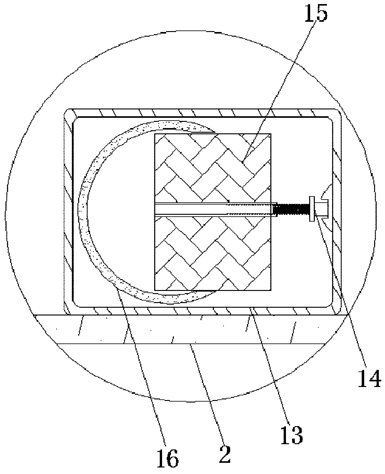 Automatic poor-light-side water sprinkling device for park based on light-sensitive control