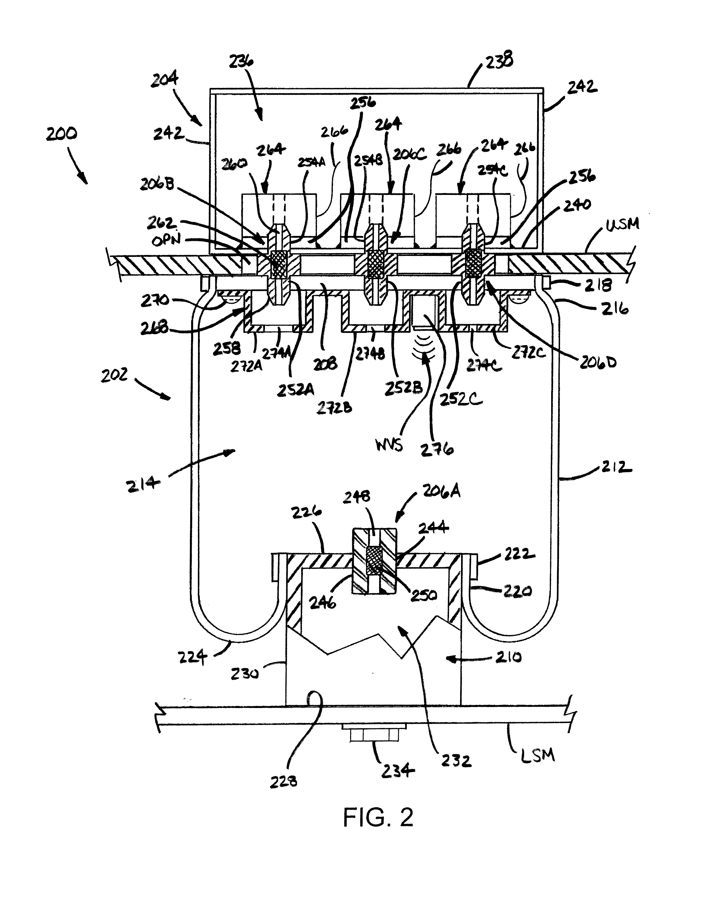 Gas spring assembly