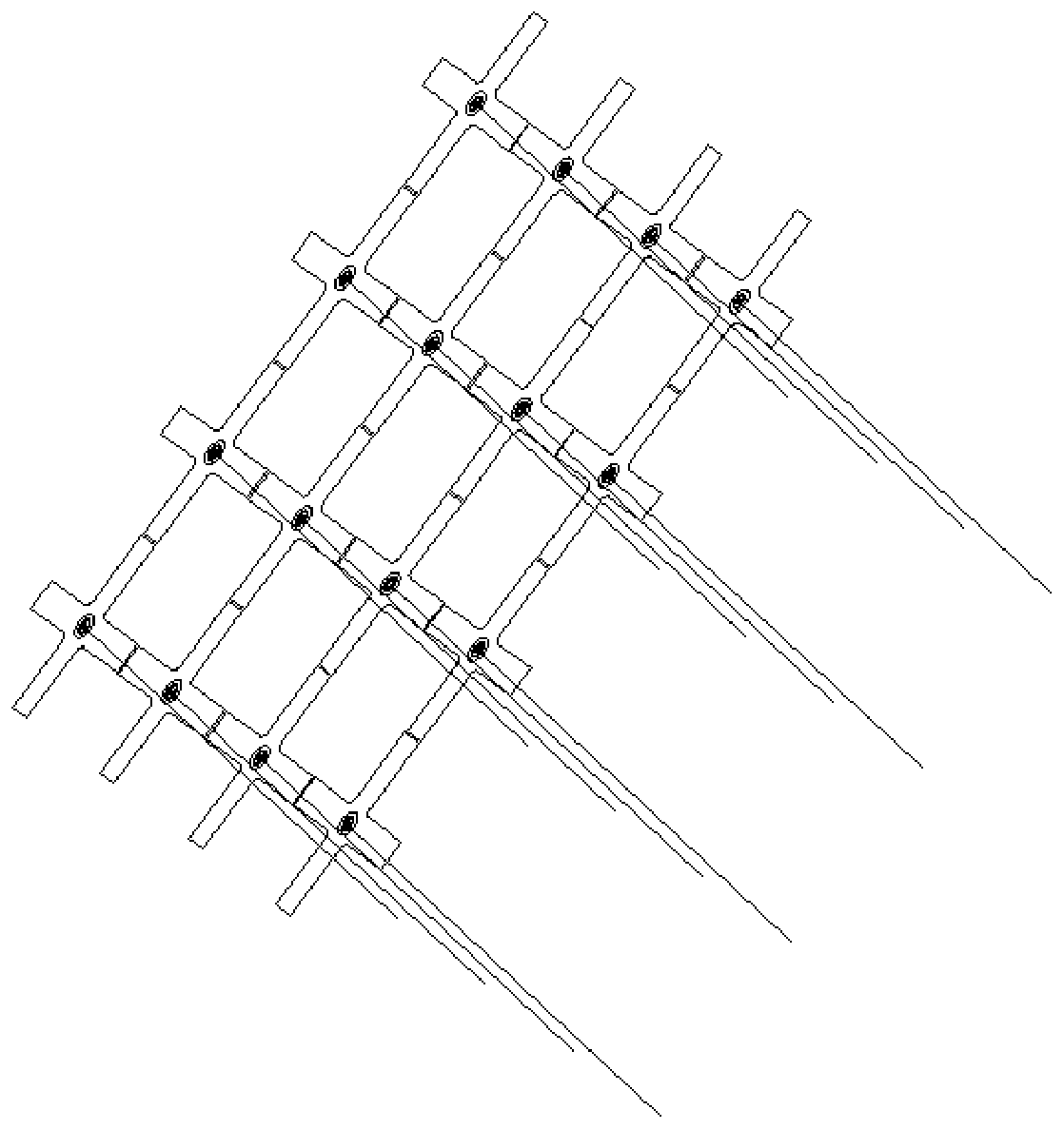 Prefabricated lattice beam for slope reinforcement, and manufacturing and construction method thereof