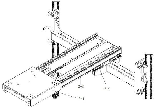 Single-layer blanking device for high pressure forming machine