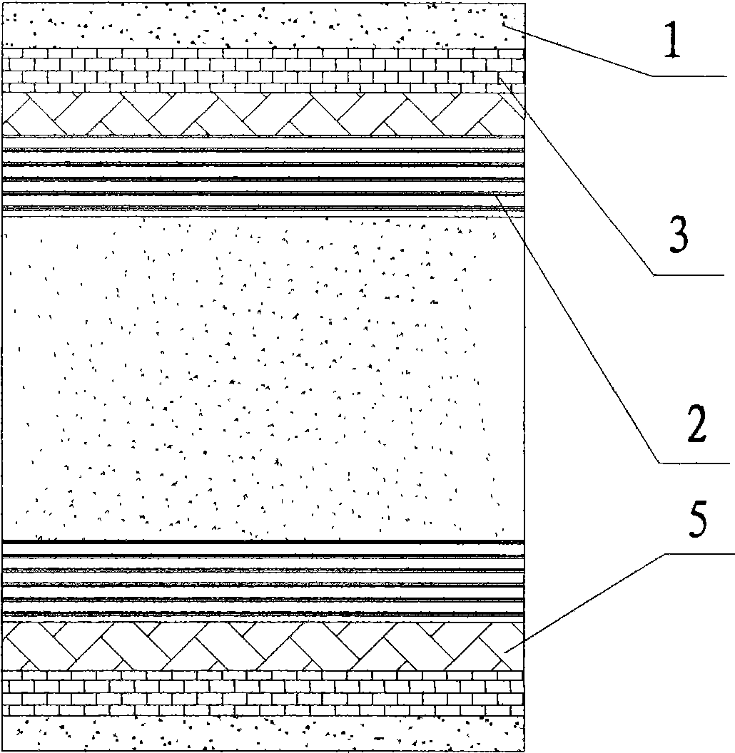 Light slat anti-crack construction method