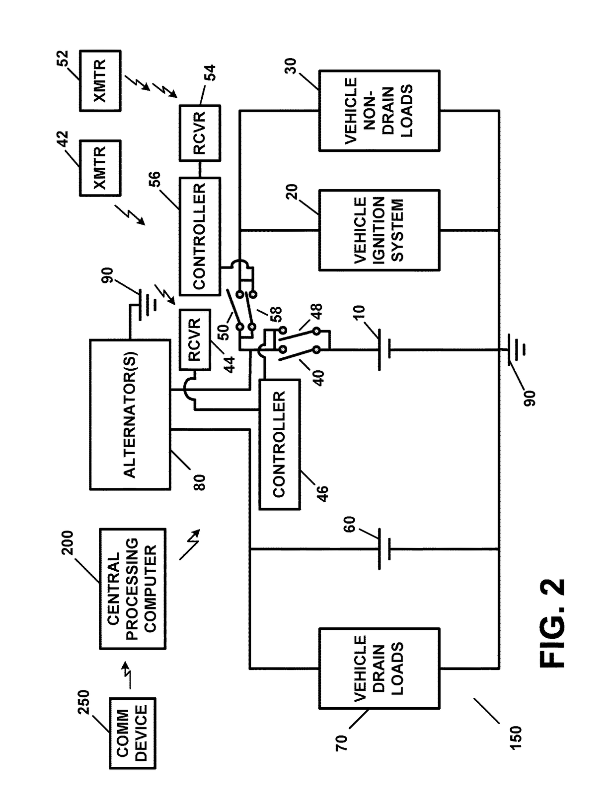 Battery power management apparatus and method