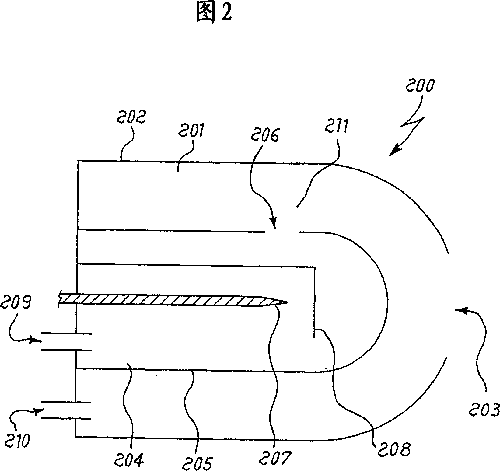 Ion mobility spectrometer comprising a corona discharge ionization element