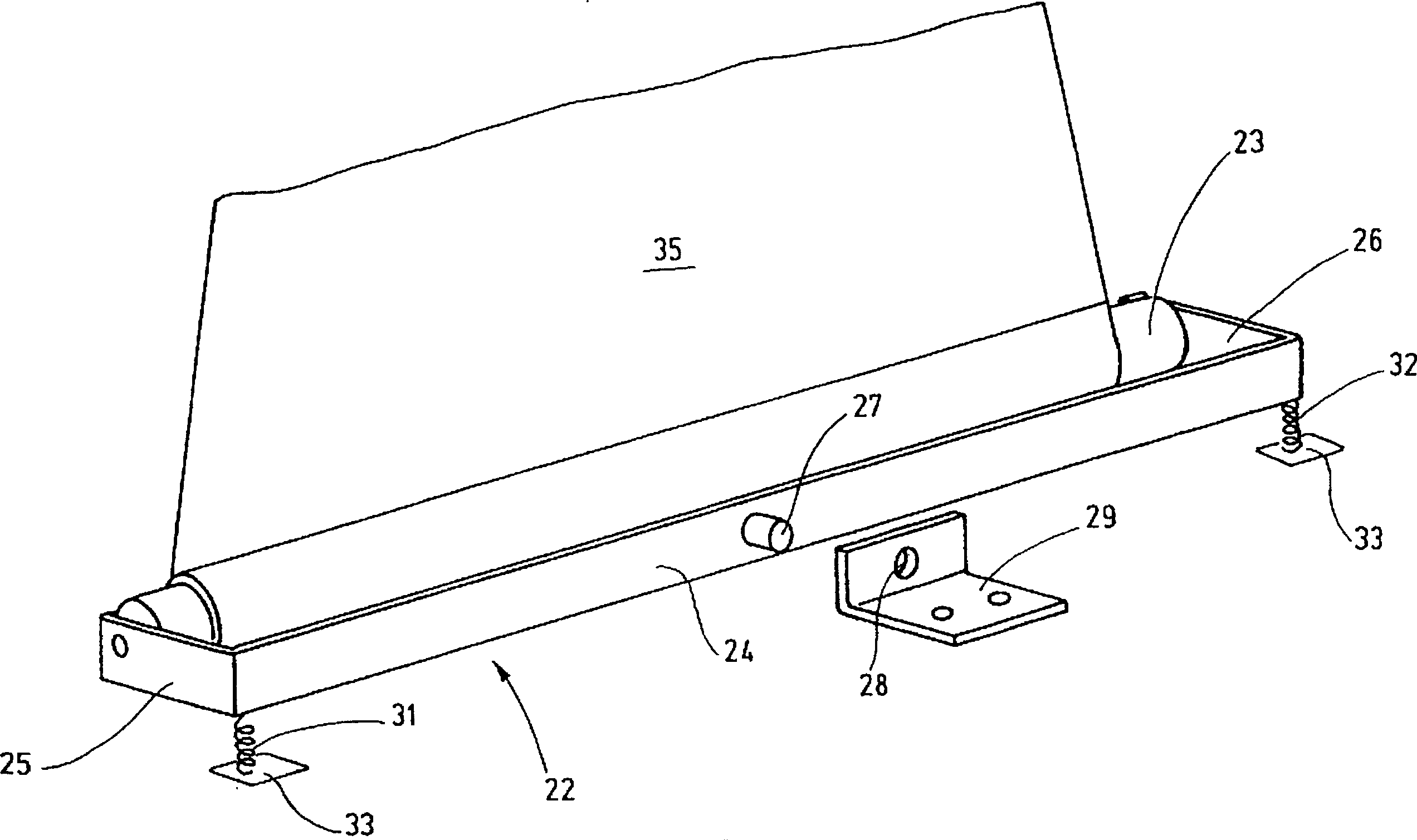 Rolling-up car window sun-shading screen with rolling compensation