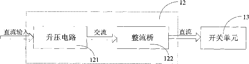 Testing device of lightning stroke counter