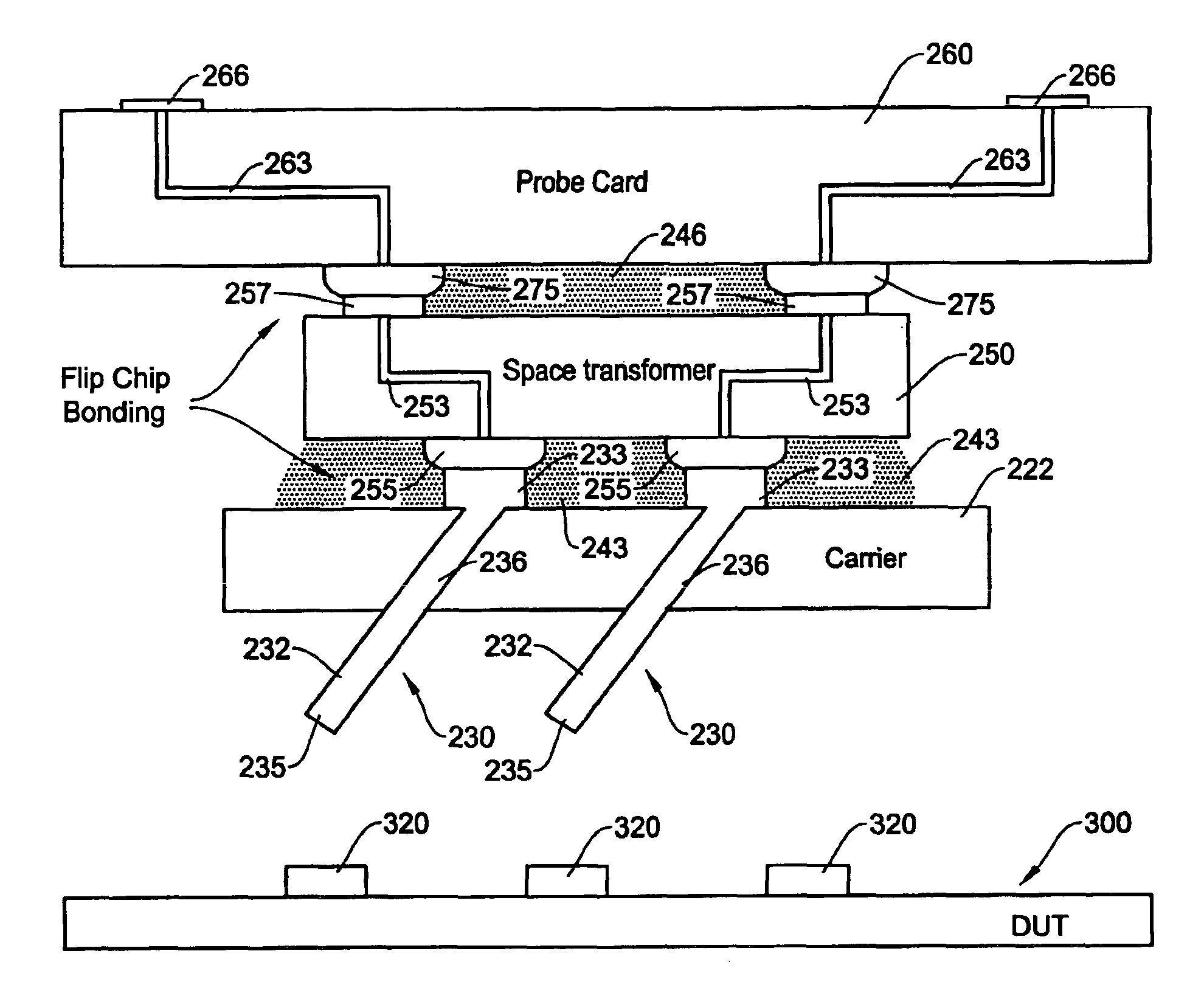 Contact structure and production method thereof and probe contact assembly using same