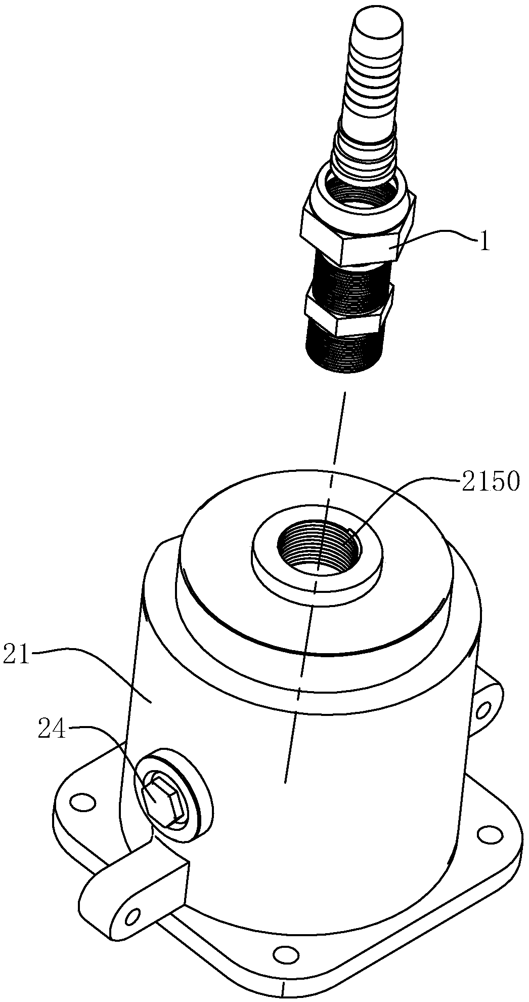 Pneumatic diving pump and use method thereof