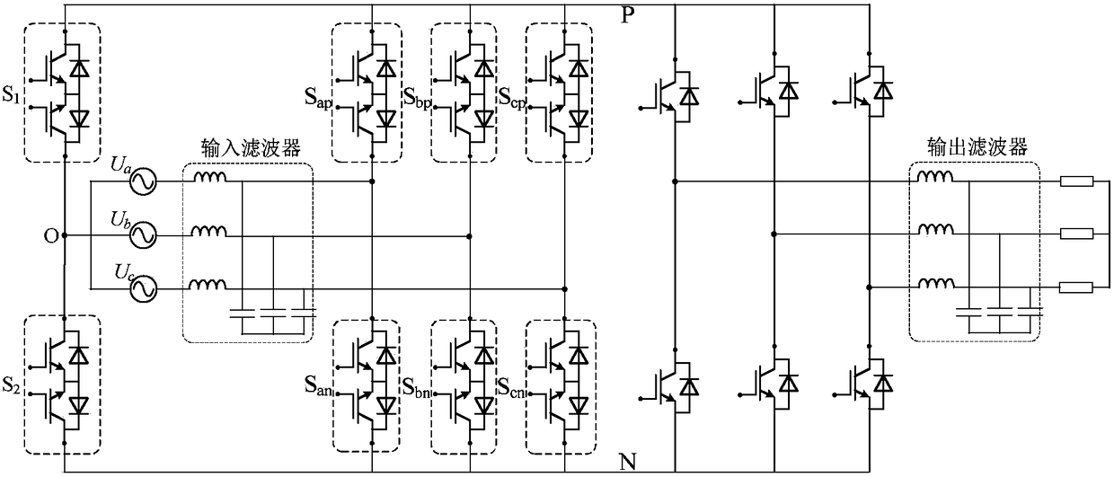 A dual-stage matrix converter with fault-tolerant function and its fault-tolerant control method