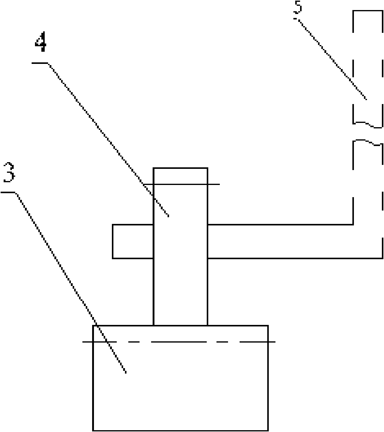 Transmission device used for optical cable repeated bending testing machine