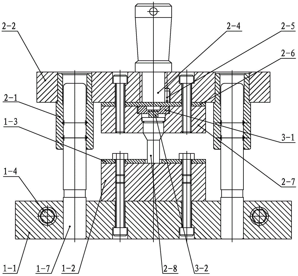 Marking die with overload protection