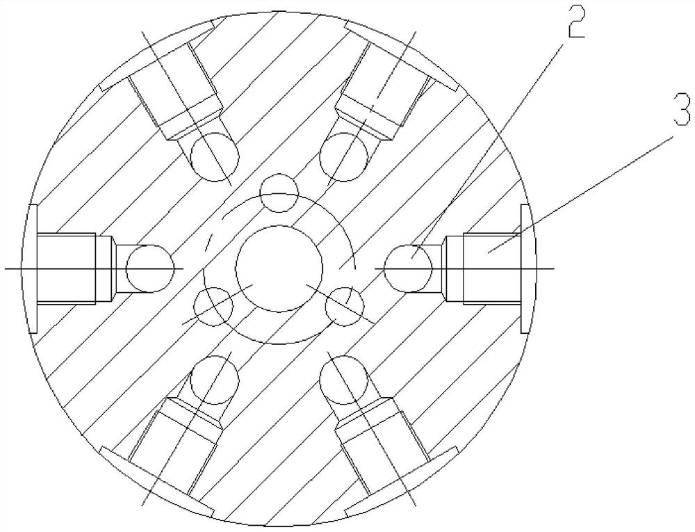 Pressure test device for diesel engine air distributor body