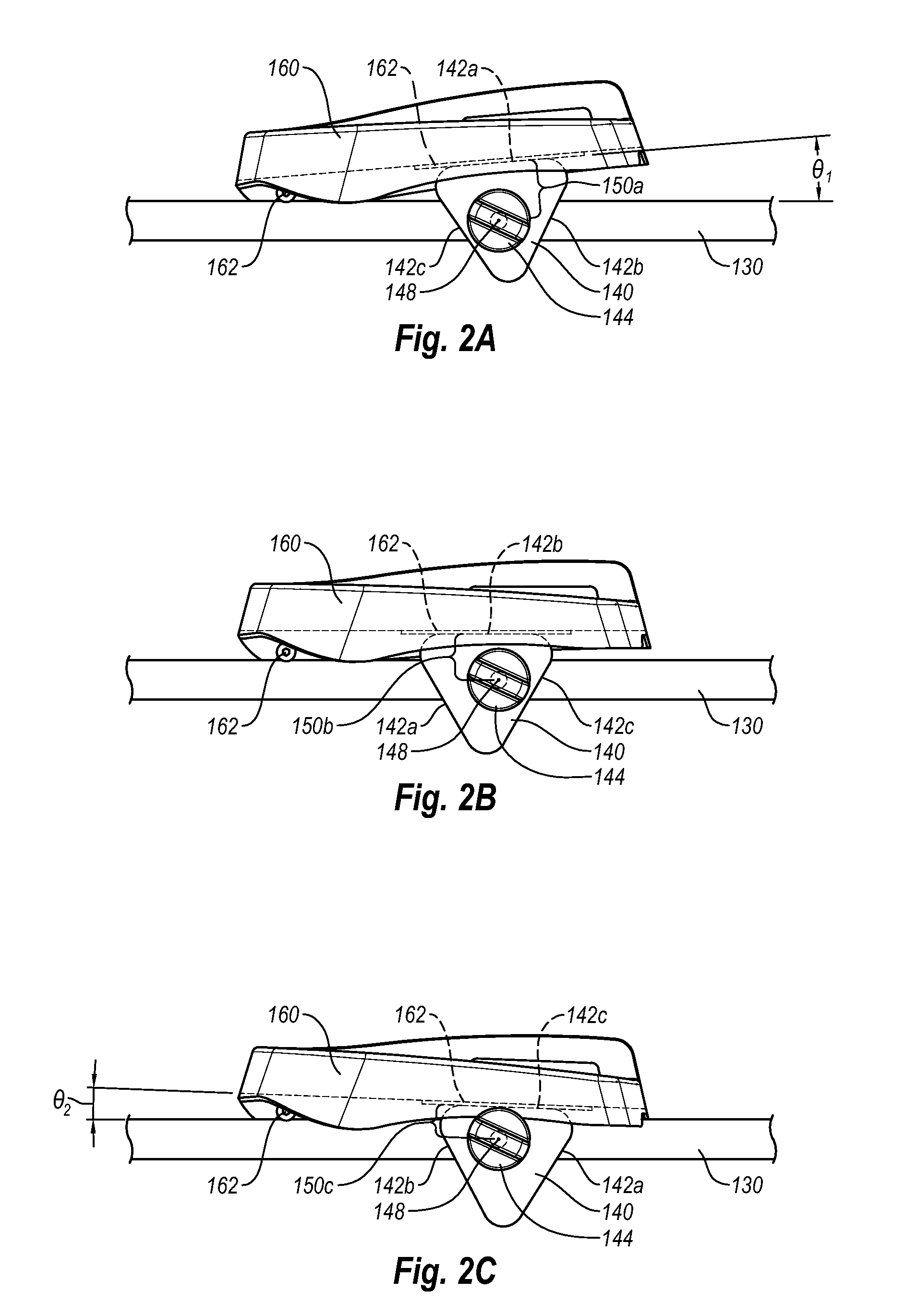 Exercise device with adjustable foot pad