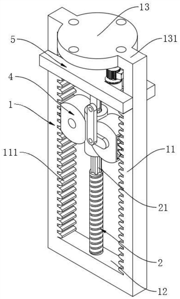 Punching device with up-down shaking function for building construction