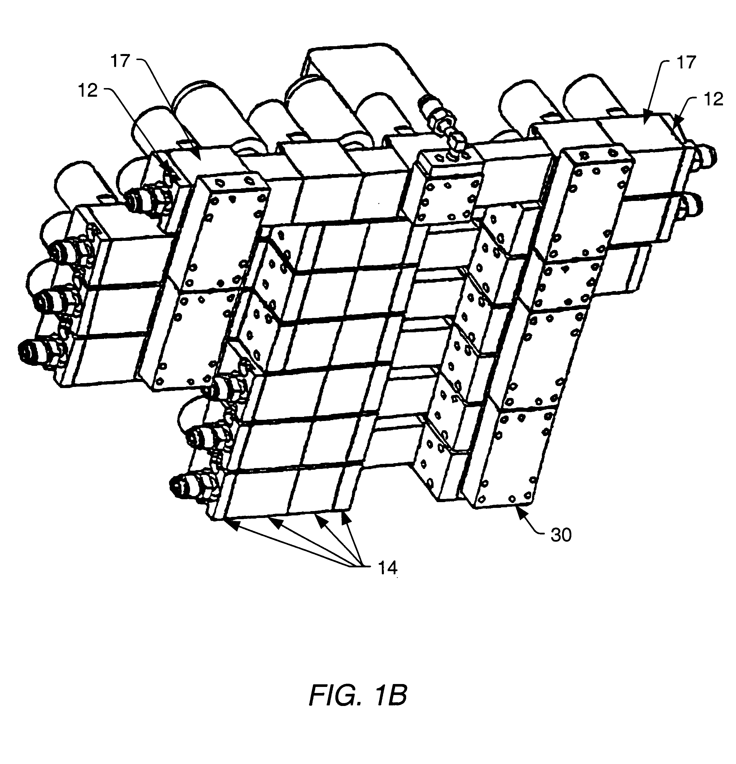 Apparatus for assembling modular chemical distribution substrate blocks