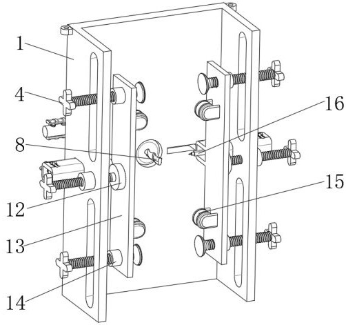 A drilling device for high-rise steel structure installation