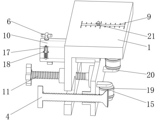 A drilling device for high-rise steel structure installation