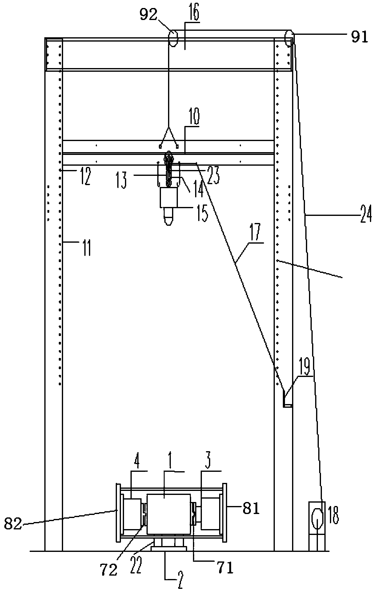 Impact test device