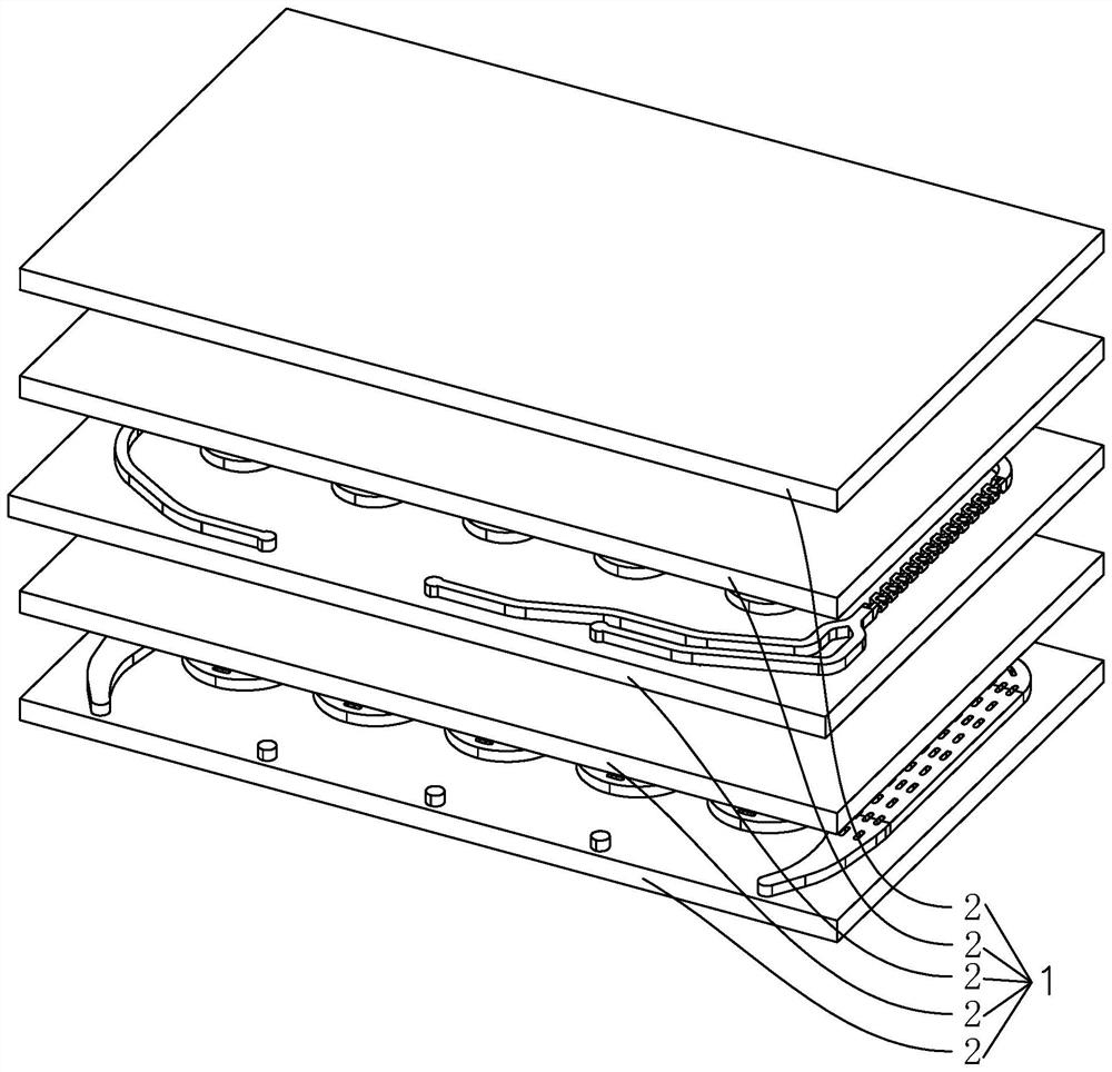 Preparation method of mixed fluid glass chip