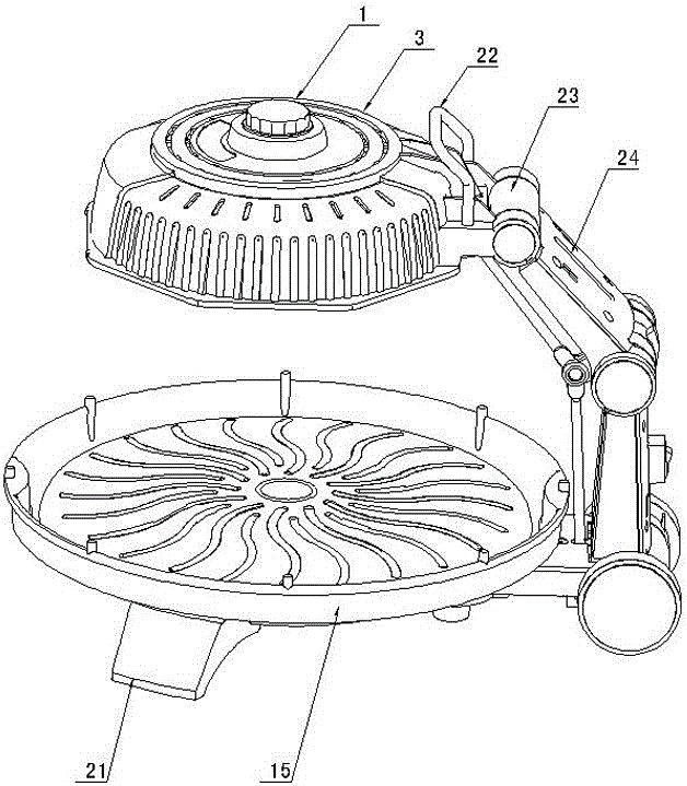 Vertical electric oven