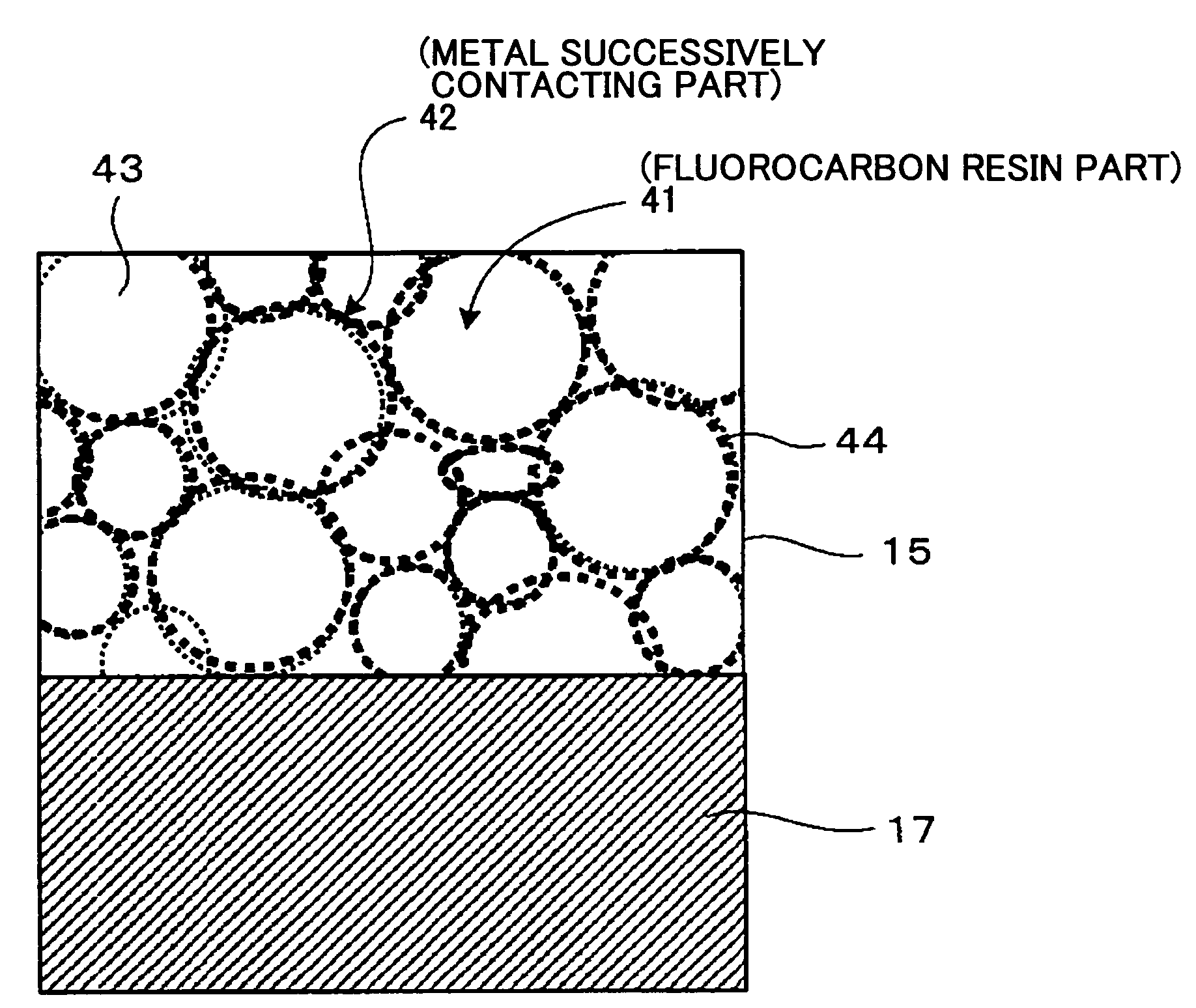 Heating member for an image forming apparatus, having improved releasibility and conductivity