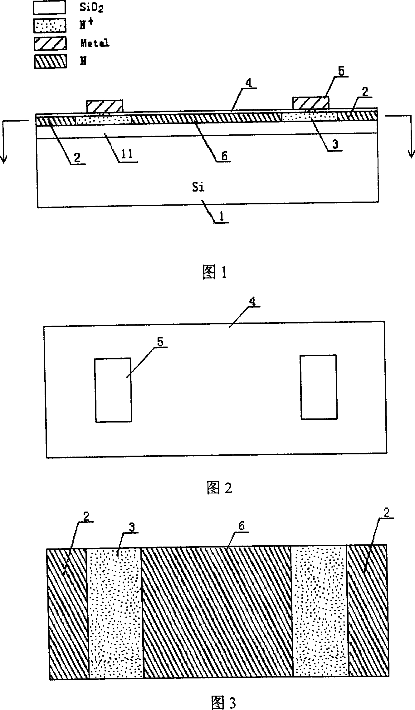 Miniature anti-radiation electric field sensor