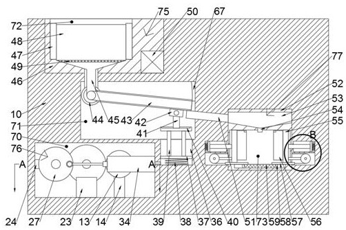 Automatic melting and casing forming integrated equipment