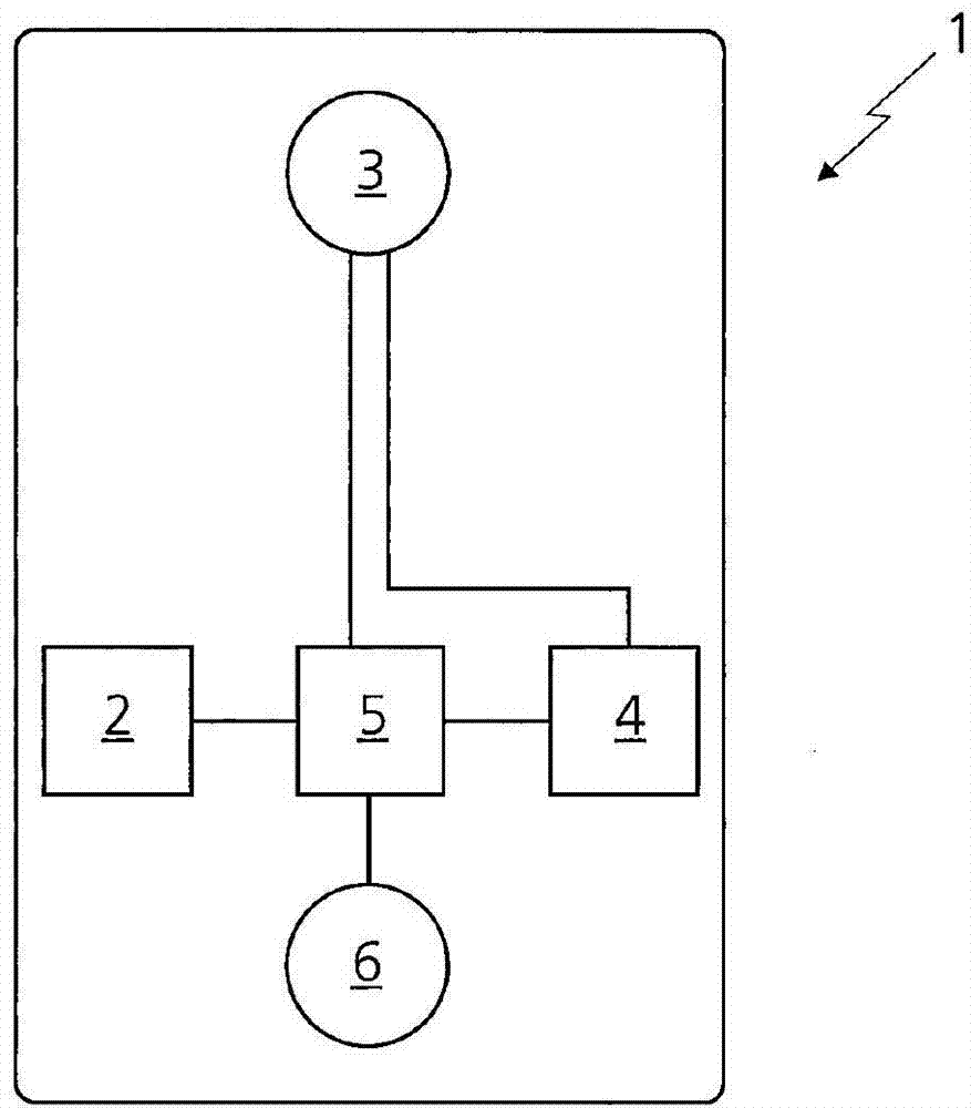 Device for displaying information in a hybrid vehicle