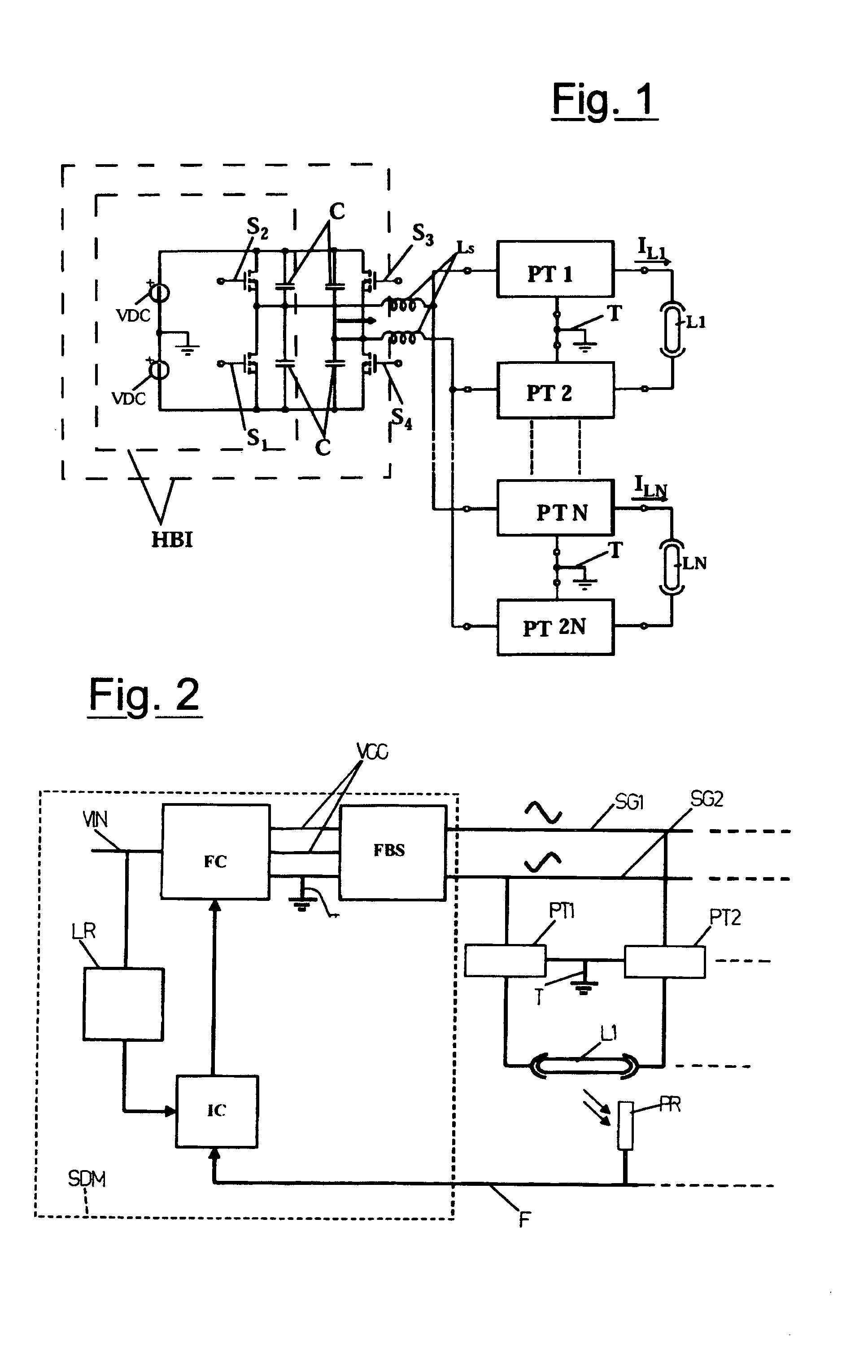 Power supply system for liquid crystal monitors