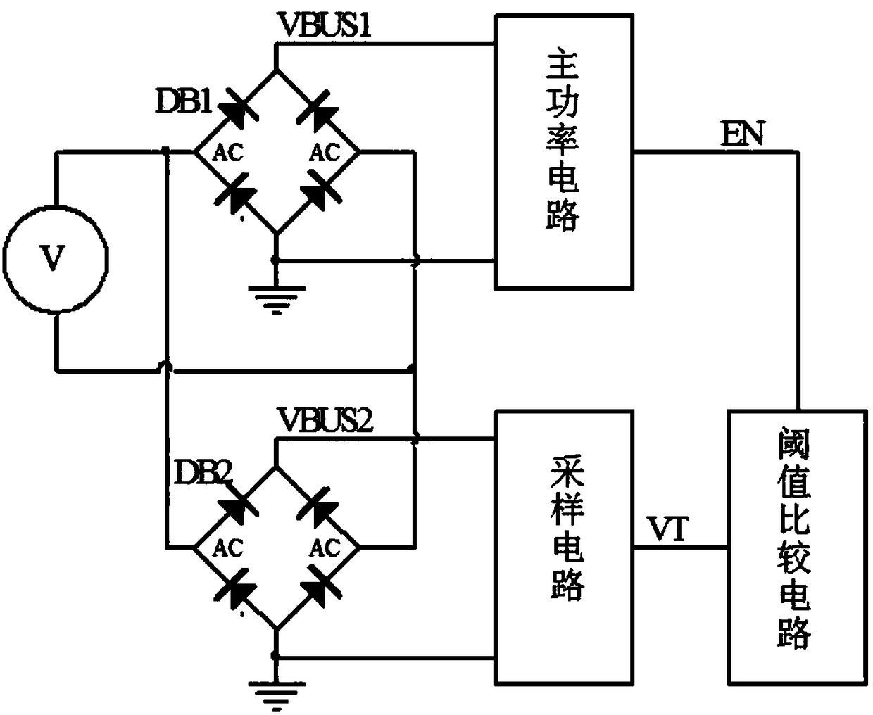 Contactor power saver detecting circuit