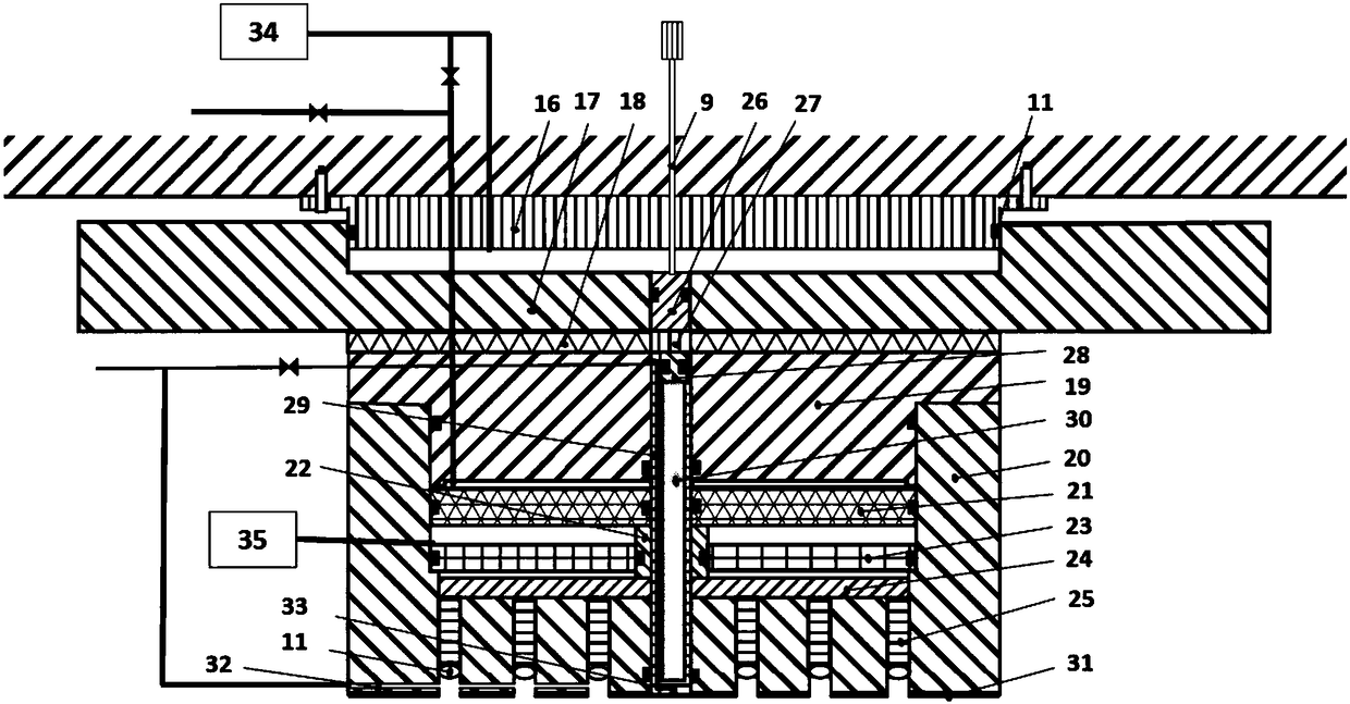 Underground in-situ multi-parameter anisotropy detection device for rock