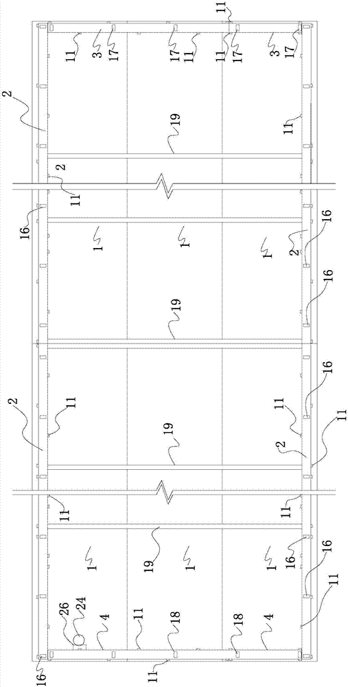 Prefabricated assembly-type substation cabin foundation